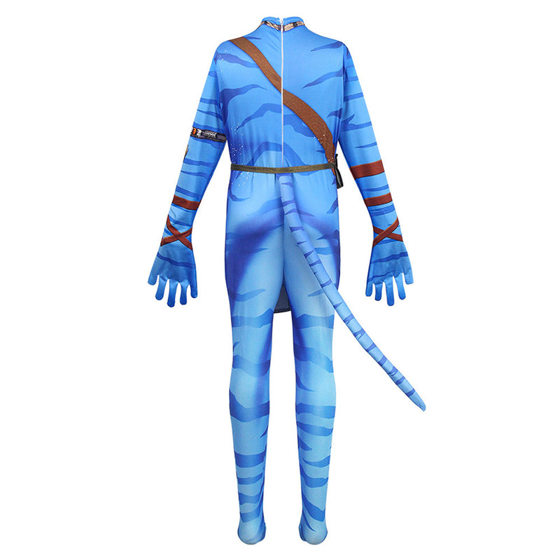 SeeCosplay Kids Children Movie Avatar:The Way Of Water Jake Sully Cosplay Costume Halloween Carnival Suit