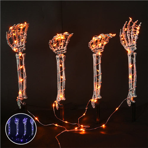 Skeleton Skull Halloween Decoration Haunted House Decor Prop