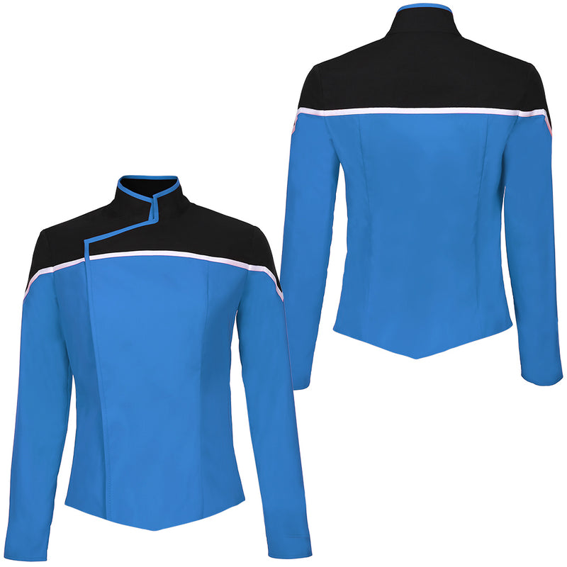 Star Trek: Lower Decks Season 1 Cosplay Costume Blue Uniform Shirt Top