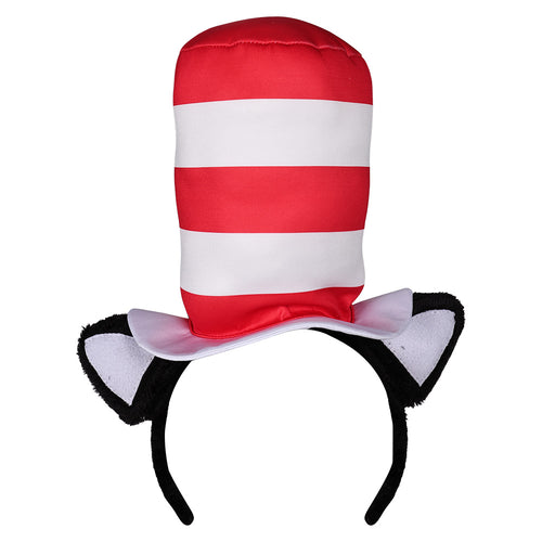 The Cat in the Hat cat Cosplay Hat Cap Halloween Carnival Costume Accessories cos