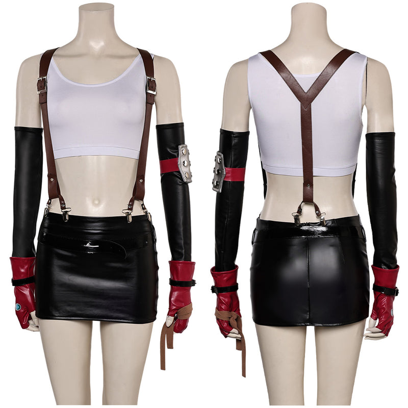 Tifa cos Cosplay Costume Outfits Halloween Carnival Suit Final Fantasy