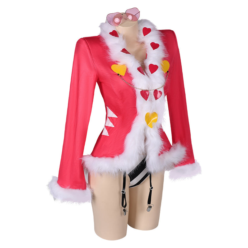 Valentino Hazbin Hotel Cosplay Costume Outfits Halloween Carnival Suit Lingerie for Women