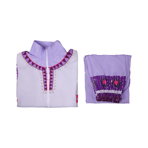 SeeCosplay Wish Movie Asha Women Purple Tracksuit Party for Carnival Halloween Cosplay Costume