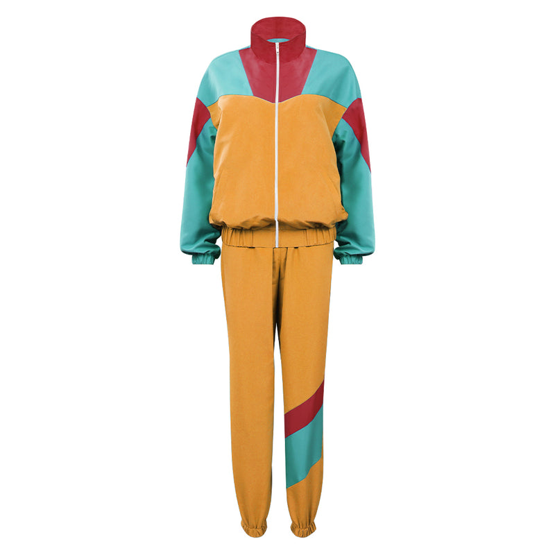 women tracksuit 80s Cosplay Costume Outfits Halloween Carnival Suit