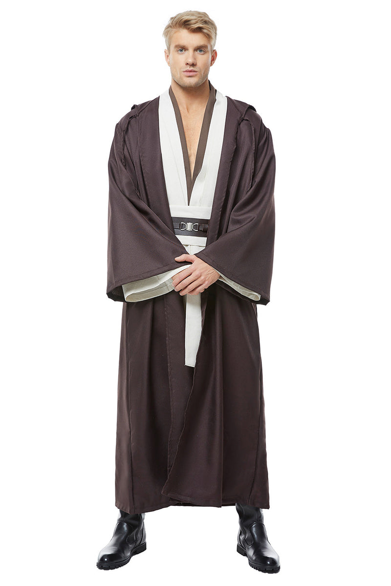SeeCosplay Adult Obi Wan Kenobi Jedi Robe Tunic Costume Halloween Suit SWCostume
