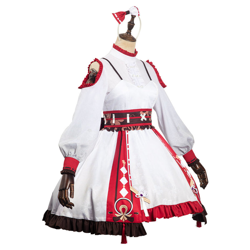 SeeCosplay Genshin Impact Yae Miko Original Design Lolita Cosplay Costume for Halloween Carnival Suit Female