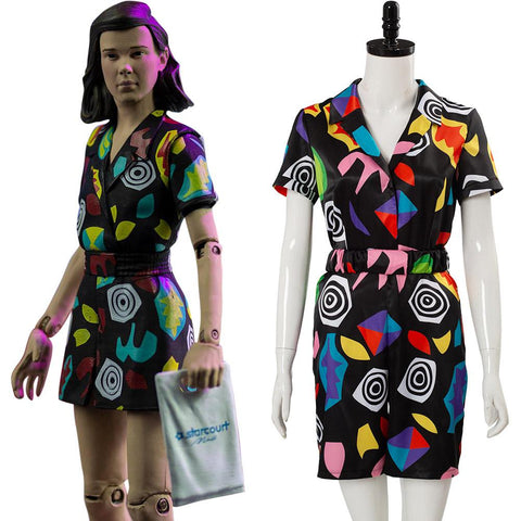 SeeCosplay Stranger Things 3 Eleven Romper Cosplay Costume Female