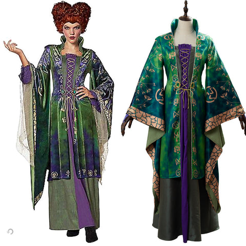 SeeCosplay Hocus Pocus Winifred Sanderson Dress Suit Cosplay Costume Female