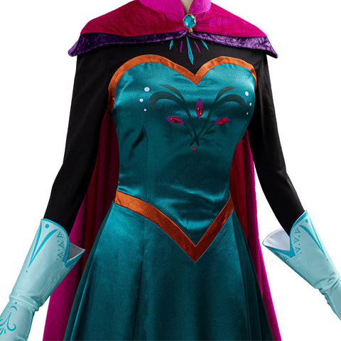 SeeCosplay Movie Frozen Elsa Queen Costume Women Dress Halloween Carnival Cosplay Costume