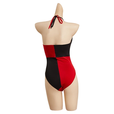 SeeCosplay Harley Quinn 3 Swimsuit Cosplay Costume Jumpsuit Swimwear Outfits