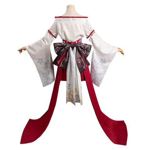 SeeCosplay Genshin Impact - Yae Miko Kimono Cosplay Costume Costume Outfits for Halloween Carnival Suit