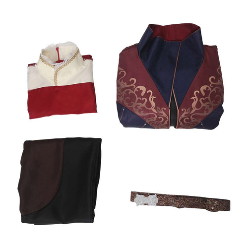 Baldur's Gate: Astarion Printed Wig Full Set Halloween Cosplay Costume