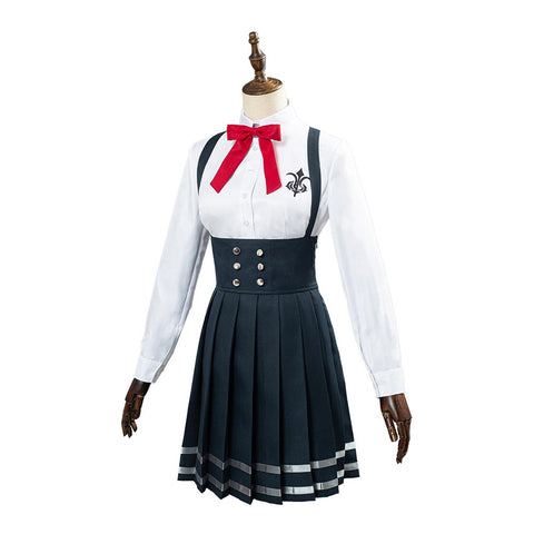 Seecosplay Anime Danganronpa V3 Shirogane Tsumugi School Uniform Skirts Outfit Halloween Carnival Cosplay Costume