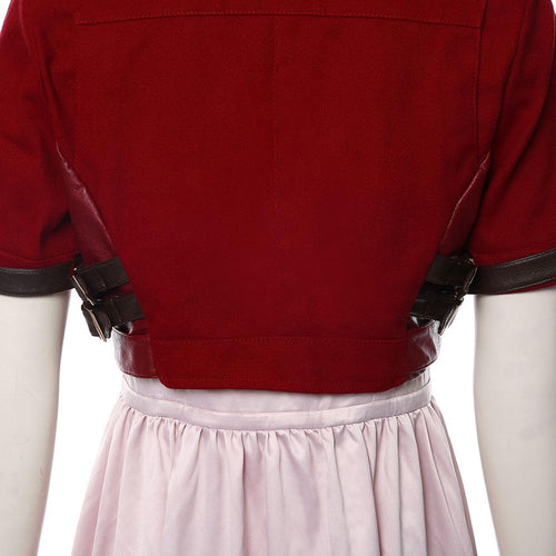 Final Fantasy: Costume Remake Aerith Gainsborough Costume For Adult Female for Halloween Cosplay Costume