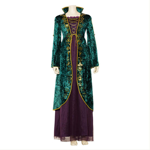 SeeCosplay Hocus Pocus Winifred Sanderson Outfit Halloween Carnival Cosplay Costume Female
