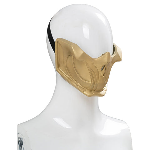 SeeCosplay Mortal Kombat 11 Scorpion Latex Face Cover Cosplay Accessories