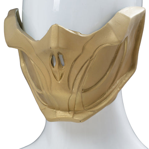 SeeCosplay Mortal Kombat 11 Scorpion Latex Face Cover Cosplay Accessories