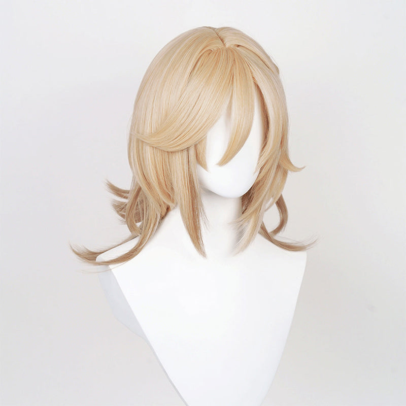 SeeCosplay Genshin Impact Kaveh Cosplay Wig Heat Resistant Synthetic Hair Carnival Halloween Party Props