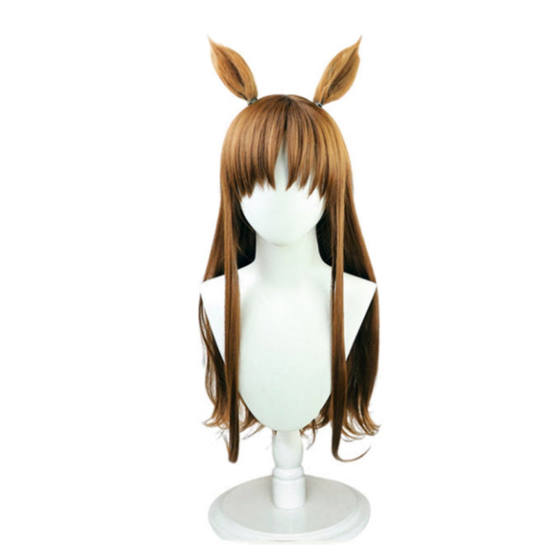 SeeCosplay Uma Musume Pretty Derby Anime Grass Wonder Cosplay Wig Wig Synthetic HairCarnival Halloween Party Female
