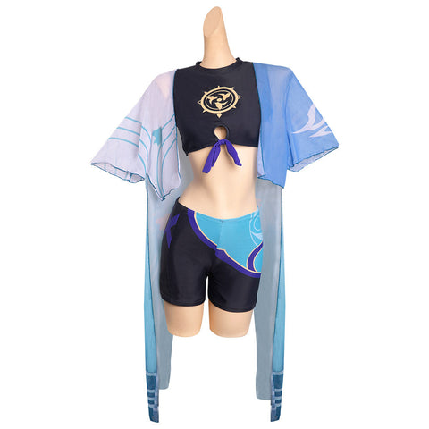 SeeCosplay Genshin Impact Wanderer Cosplay Costume Swimwear for Halloween Carnival Suit