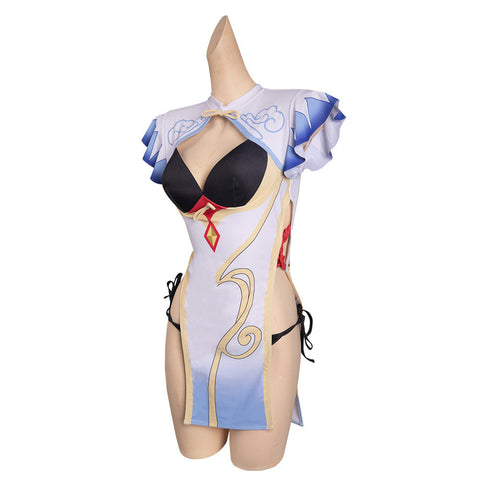 SeeCosplay Genshin Impact-Ganyu Cosplay Costume Original Design Jumpsuit Swimwear Costume Outfits for Halloween Carnival Party Suit