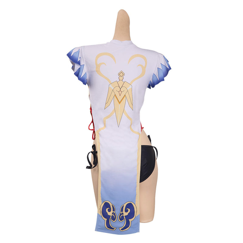 SeeCosplay Genshin Impact-Ganyu Cosplay Costume Original Design Jumpsuit Swimwear Costume Outfits for Halloween Carnival Party Suit