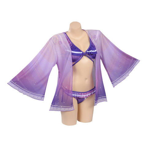 SeeCosplay Genshin Impact Baal Raiden Shogun Original Design Cosplay Costume Swimwear Costume Outfits Female