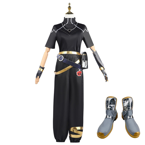 Ezreal League of Legends: LOL Heartsteel Ezreal Costume Wig Shoes Full Set Halloween Cosplay Costume