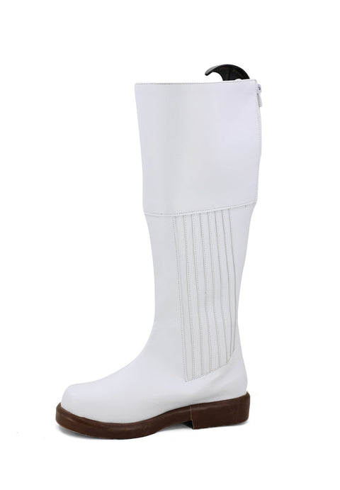 SeeCosplay Pricess Leia Shoes Boots White SWCostume Female