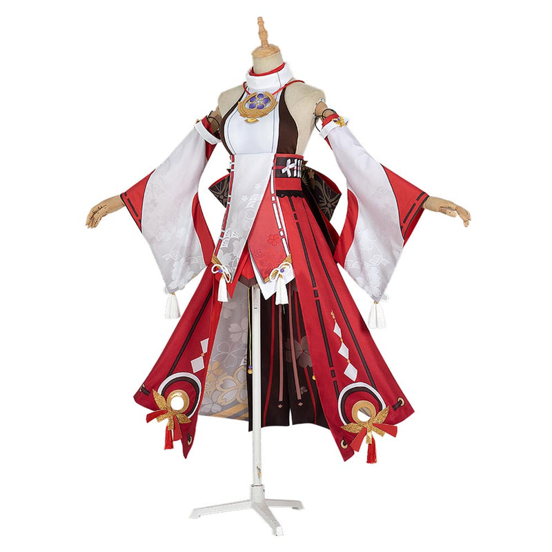 SeeCosplay Genshin Impact Yae Miko for Halloween Carnival Suit Cosplay Costume Female