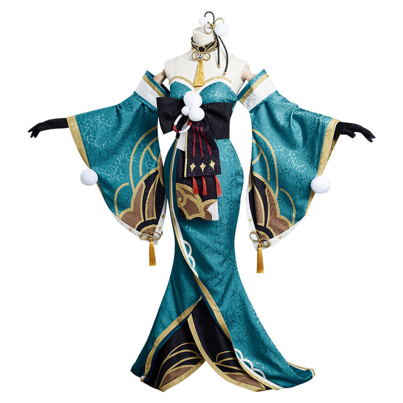 SeeCosplay Genshin Impact Ms Hina/Gorou Costume Outfits for Halloween Carnival Suit Cosplay Costume