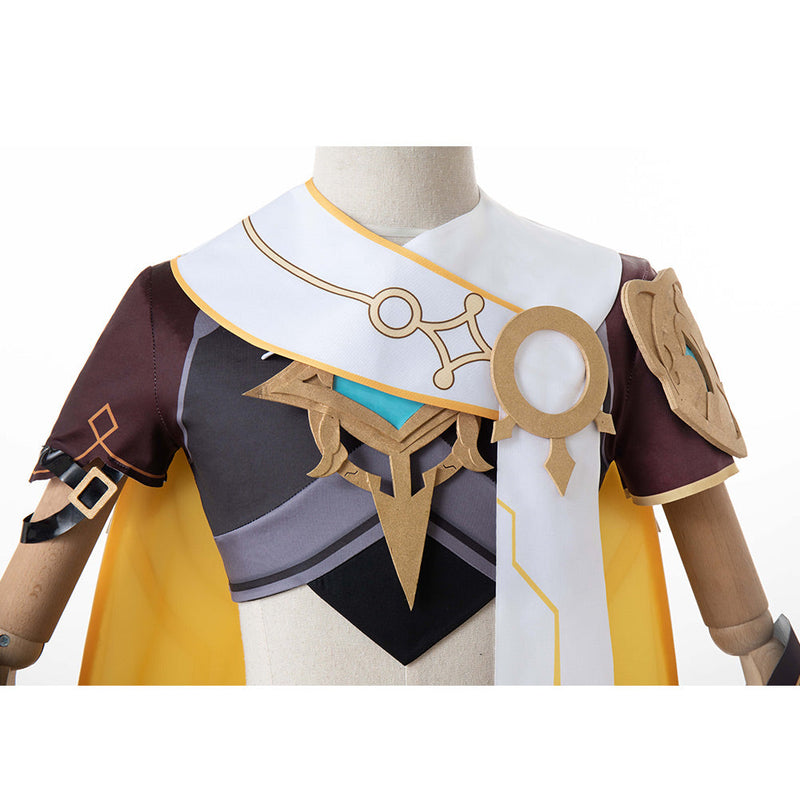 SeeCosplay Genshin Impact Traveler Aether Costume Outfits for Halloween Carnival Suit Cosplay Costume