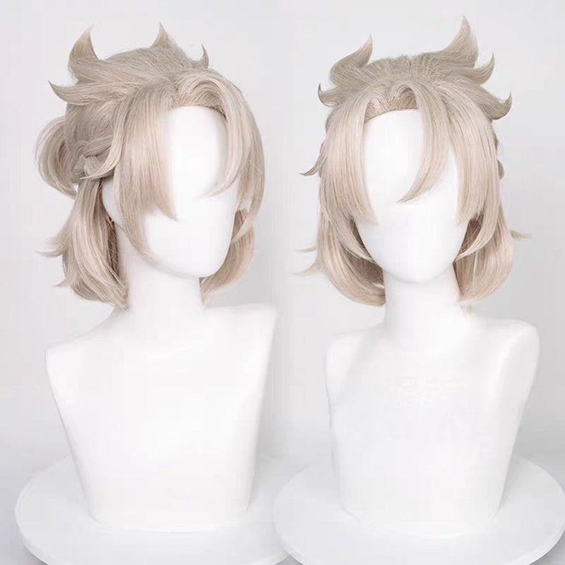 SeeCosplay Genshin Impact Albedo Heat Resistant Synthetic Hair Carnival Halloween Party Props Cosplay Wig Female