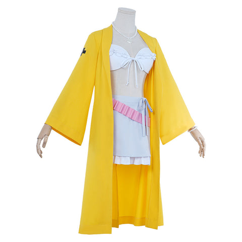 Seecosplay Anime Danganronpa V3: Killing Harmony-Yonaga Angie Coat Belt Outfits Halloween Carnival Suit Cosplay Costume