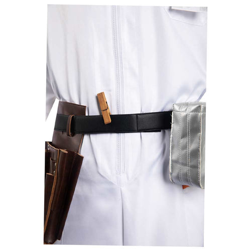 Back to the Future: Doc Brown Men Jumpsuit Outfits Halloween Costume Cosplay Costume