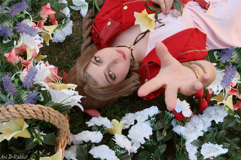 SeeCosplay Final Fantasy Costume Remake Aerith Gainsborough Costume Female