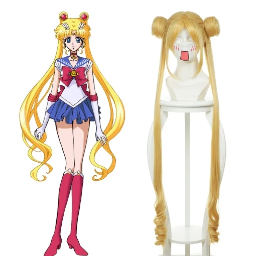 SeeCosplay Sailor Moon Tsukino Usagi Cosplay Wig Female