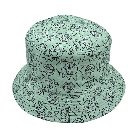 Seecosplay Anime Rick and Morty Summer Boys Bucket Hat  Hip Hop Boys Girls US Anime Print Panama Caps Feamale Sun Hat