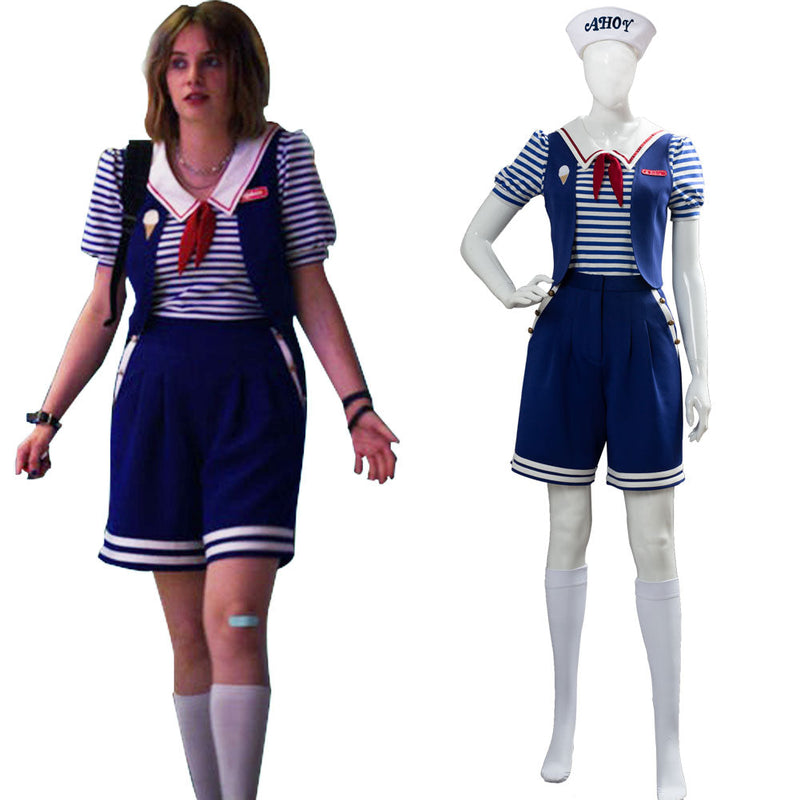 SeeCosplay Stranger Things 3 Scoops Ahoy Robin Cosplay Costume Adult Female