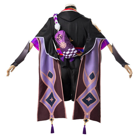 SeeCosplay Genshin Impact Fatui Scaramouche/Wanderer Costume Outfits for Halloween Carnival Suit Cosplay Costume