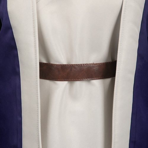 Anime Delicious In Dungeon Falin Purple Coat Set Outfits Cosplay Costume Halloween Carnival Suit