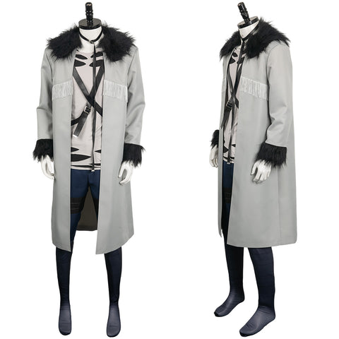Anime Sousou No Frieren Wirbel Grey Suit Cosplay Costume Outfits Halloween Carnival Suit