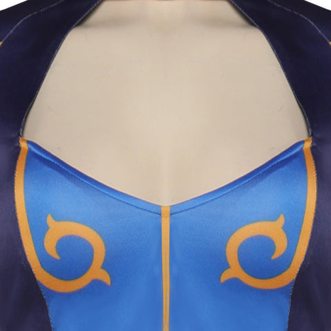 SeeCosplay Street Fighter ChunLi Cosplay Costume Swimsuits Halloween Carnival for Disguise Suit