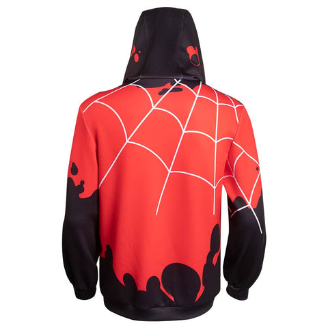 SeeCosplay Spider-Man Costume: Across the Spider-Verse Miles Morales Hoodie Sweater Halloween Carnival Spiderman Costumes