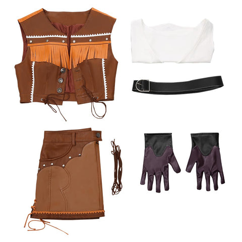 SeeCosplay Final Fantasy VII Remake Tifa Lockhart The Cowboy Suit Halloween Carnival Costume Cosplay Costume