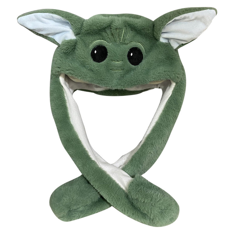 SeeCosplay Baby Yoda Green Plush Hat Halloween Costume Props SWCostume