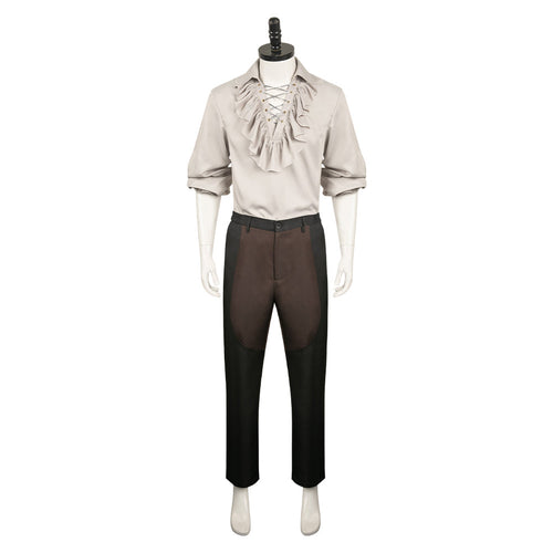 Medieval Renaissance Costume:Man&Unisex Shirt Pants Wig Full Set Halloween Costume Cosplay Costume