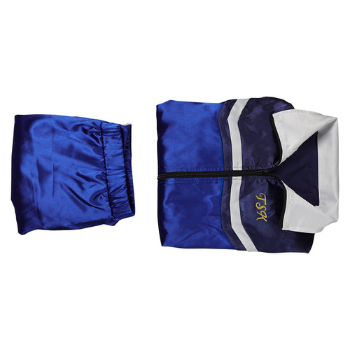 Blue Beetle: Mr.Reyes Fashion Collocation Blue Complete Set Adult Party Halloween Cosplay Costume