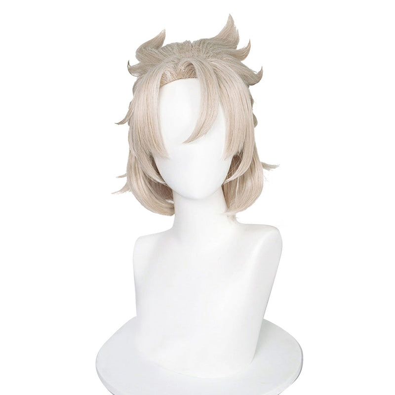 SeeCosplay Genshin Impact Albedo Heat Resistant Synthetic Hair Carnival Halloween Party Props Cosplay Wig