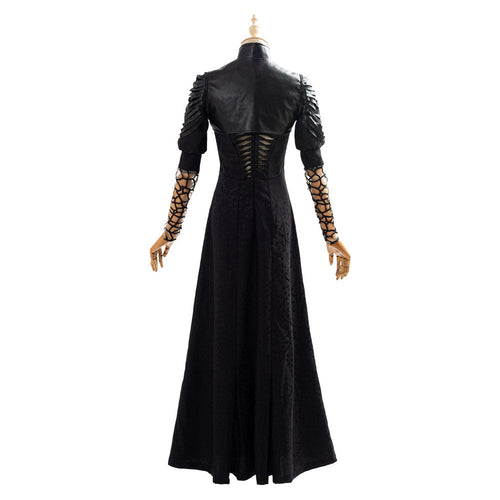 SeeCosplay The Witcher Yennefer Party Black Long Dress Cosplay Costume